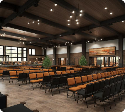 Conference and event hall